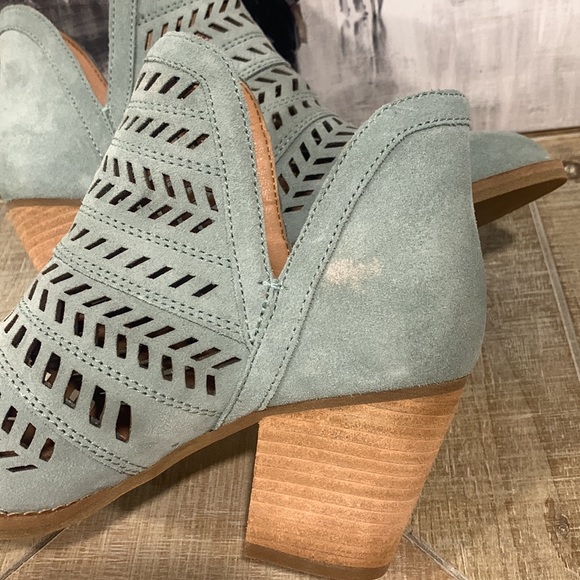 Frye Allister Leather Bootie Pale Jade 7 - Picture 10 of 16